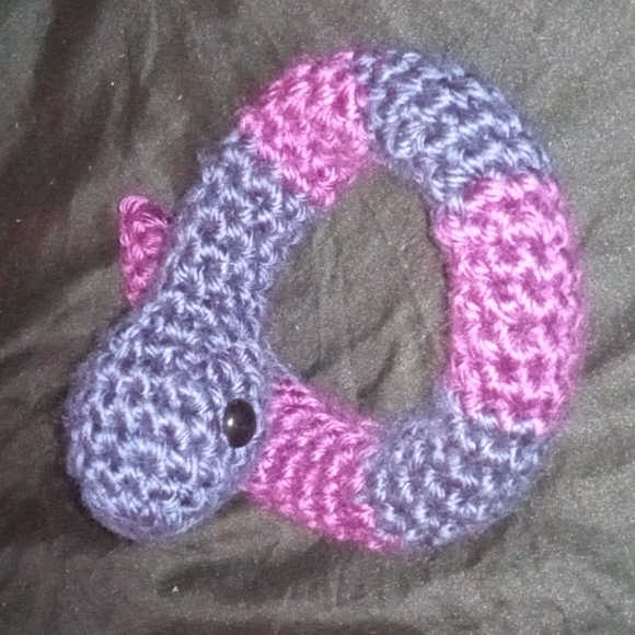 Crocheted snake - Picture 2 of 3